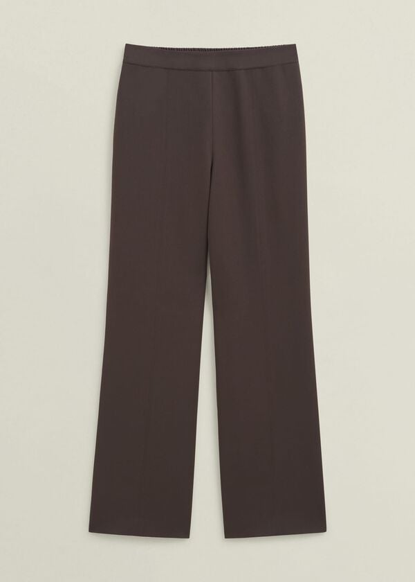 Hobbs Marina Trousers Deep Brown