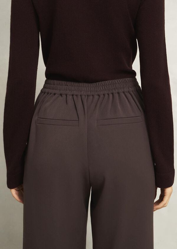 Hobbs Marina Trousers Deep Brown