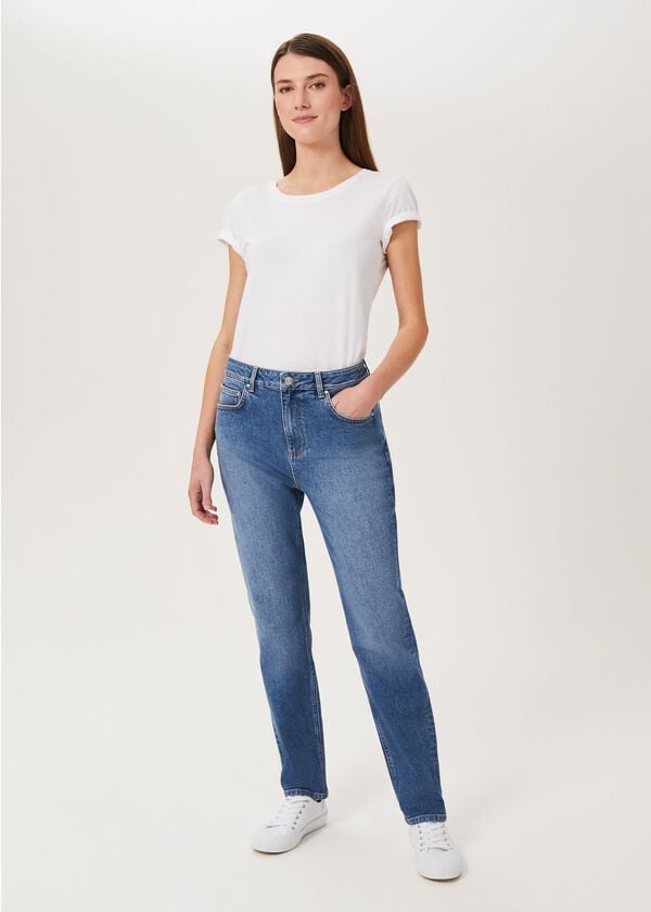 hobbs Marla Straight Jeans Light Wash