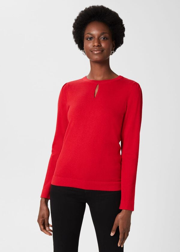 hobbs Marlena Jumper Cherry Red