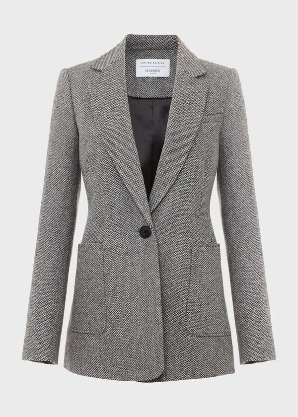 Hobbs Marlow Jacket Black White