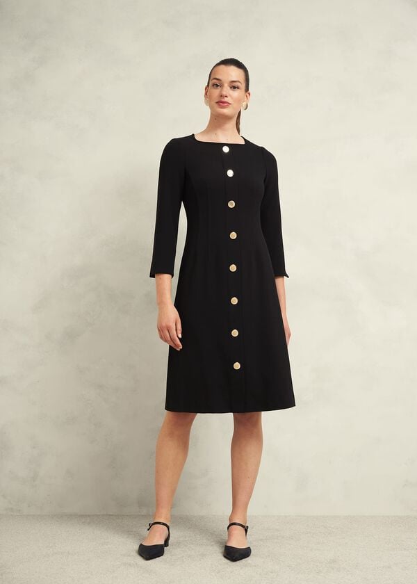 hobbs Marsha Dress Black
