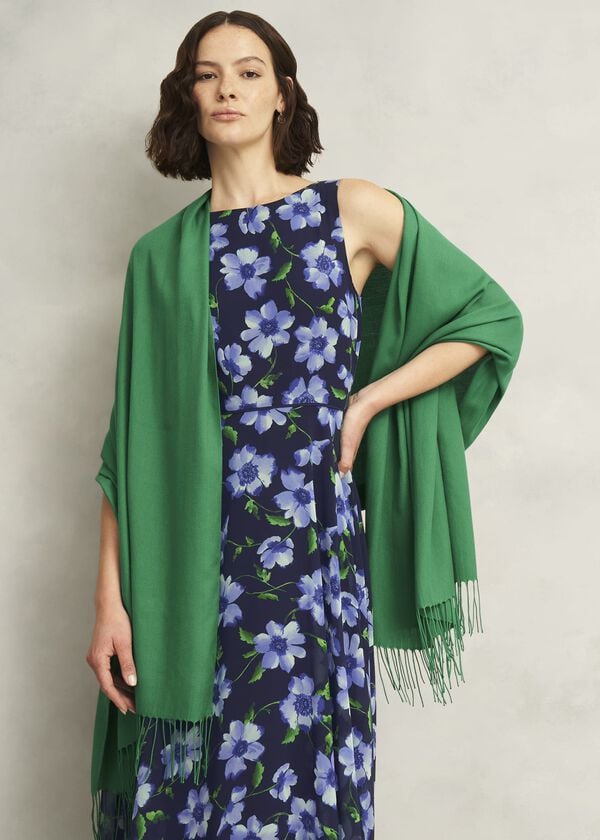 Hobbs Matilda Scarf Amethyst Green