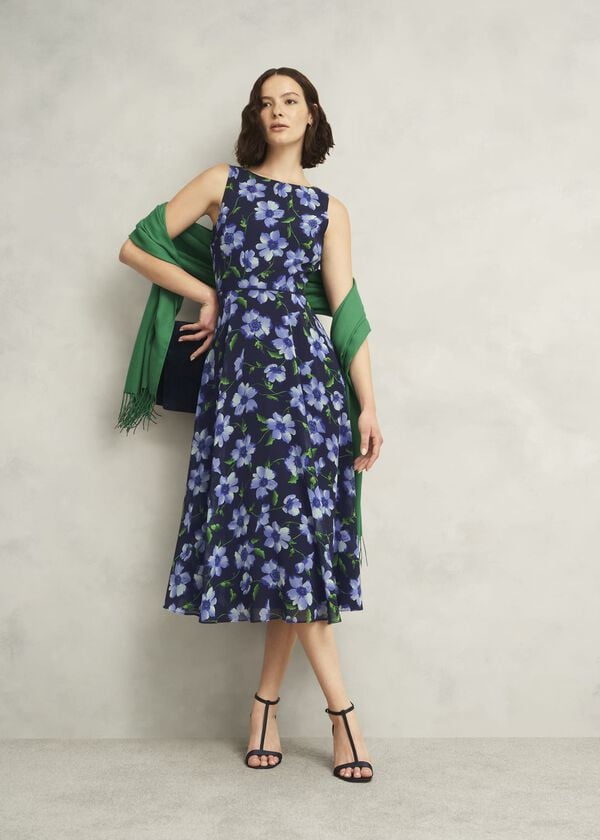 Hobbs Matilda Scarf Amethyst Green