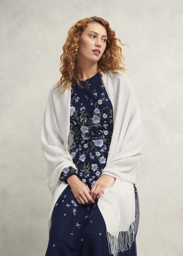 Hobbs Matilda Scarf Ivory