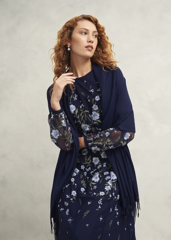 Hobbs Matilda Scarf Midnight Navy