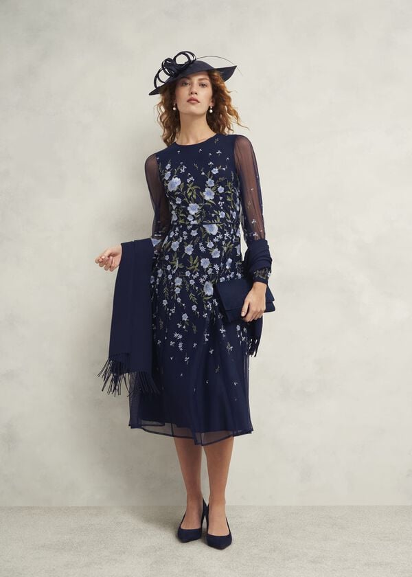 Hobbs Matilda Scarf Midnight Navy