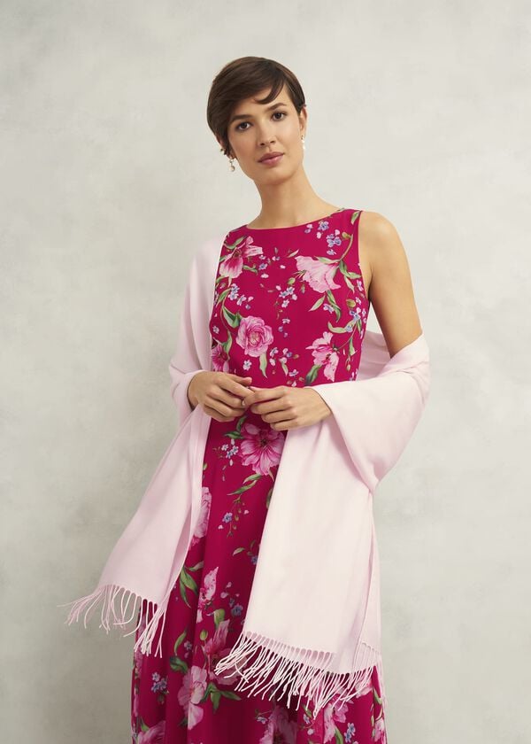 Hobbs Matilda Scarf Pale Pink