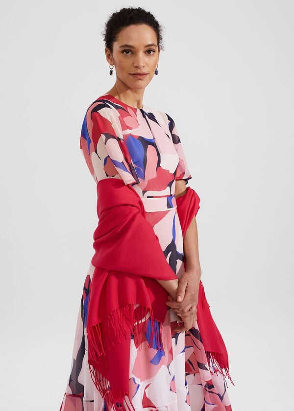 hobbs Matilda Scarf Rouge Pink