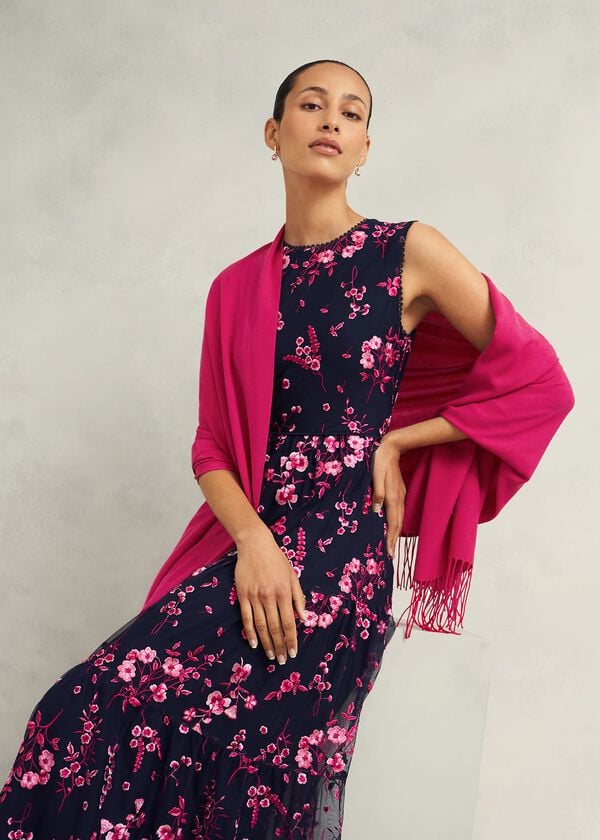 Hobbs Matilda Scarf Zinnia Pink