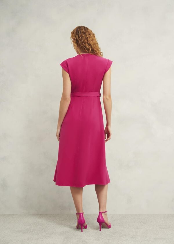Hobbs Meera Dress Zinnia Pink