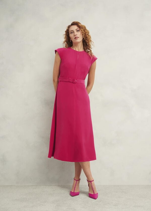 hobbs Meera Dress Zinnia Pink
