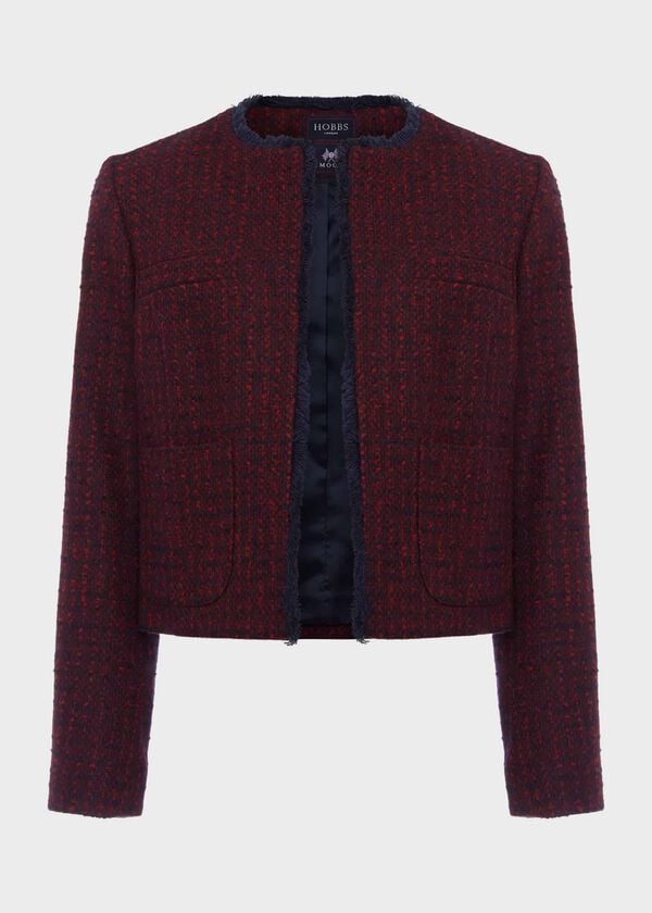 Hobbs Meera Jacket Red Navy