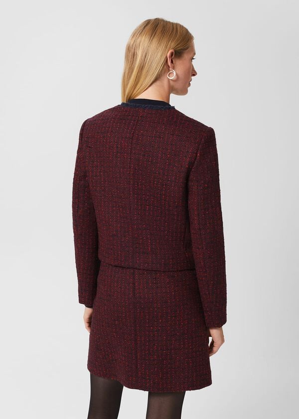Hobbs Meera Jacket Red Navy