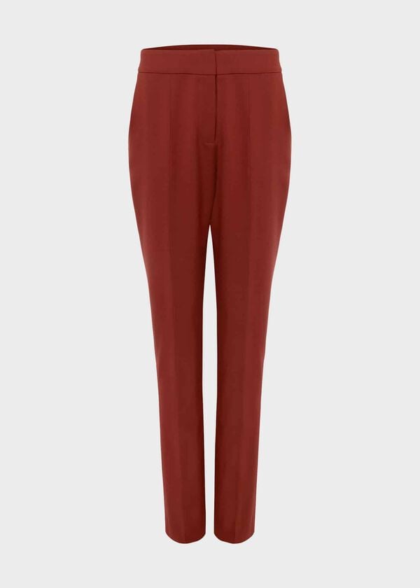 Hobbs Meghan Trousers Dark Pecan