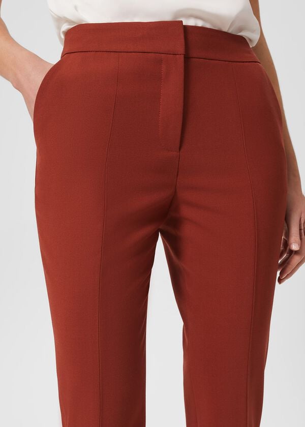 Hobbs Meghan Trousers Dark Pecan