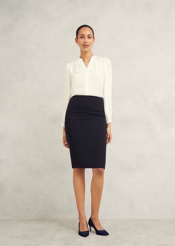 hobbs Mel skirt Navy