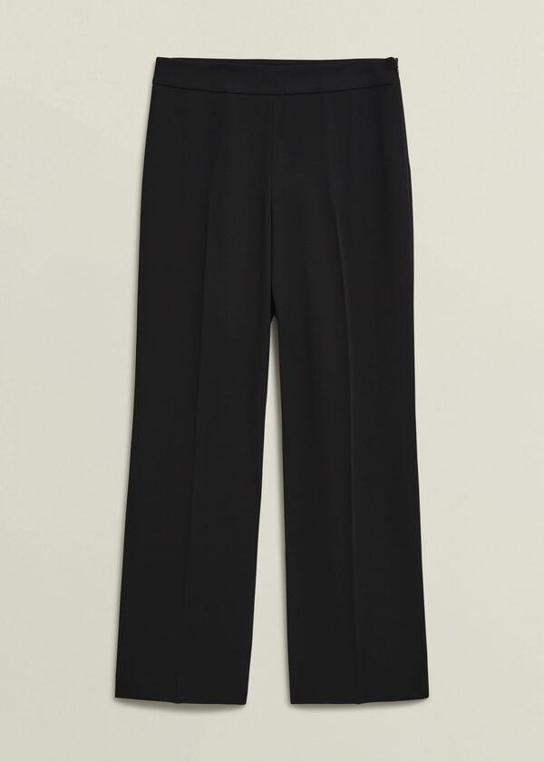 Hobbs Mel Wide Trousers Black