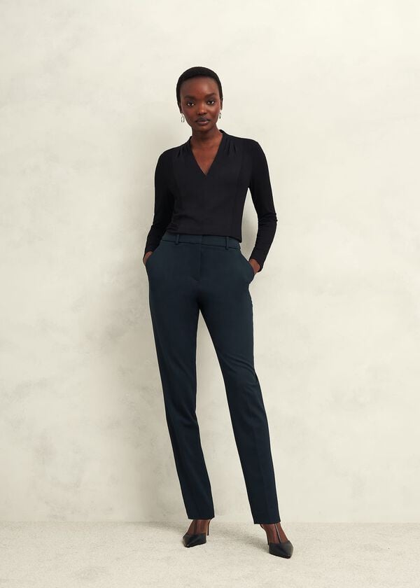 Hobbs Mel Woven Front Top Black
