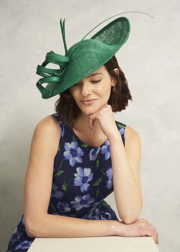 Hobbs Melanie Fascinator Amethyst Green
