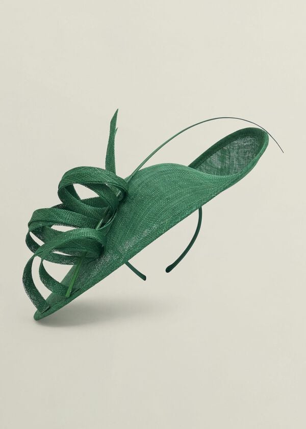 hobbs Melanie Fascinator Amethyst Green