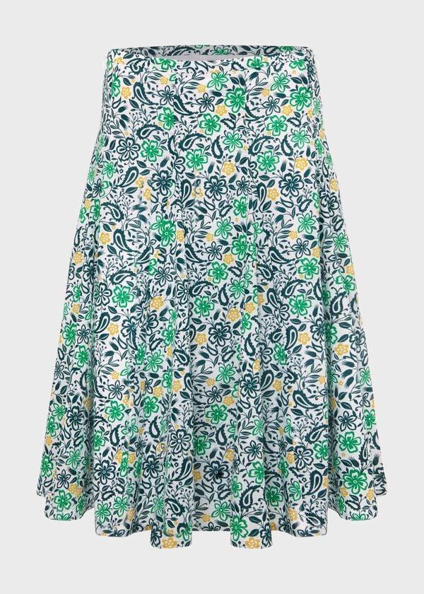 Hobbs Melina Skirt White Multi