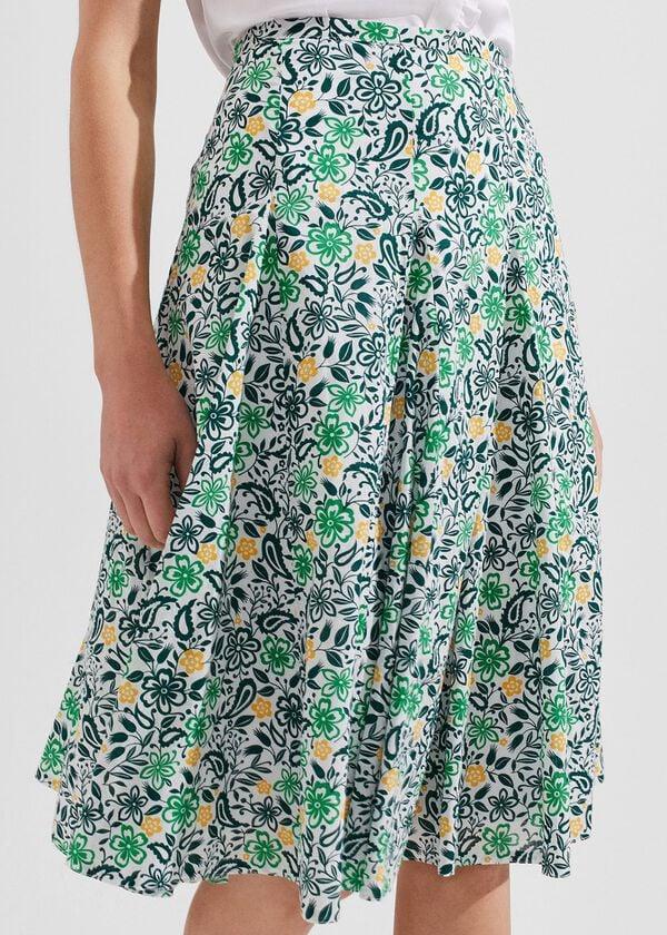 Hobbs Melina Skirt White Multi