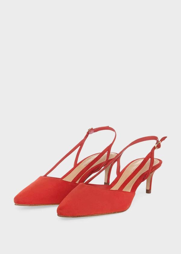 Hobbs Melissa Slingback Wildflower Red
