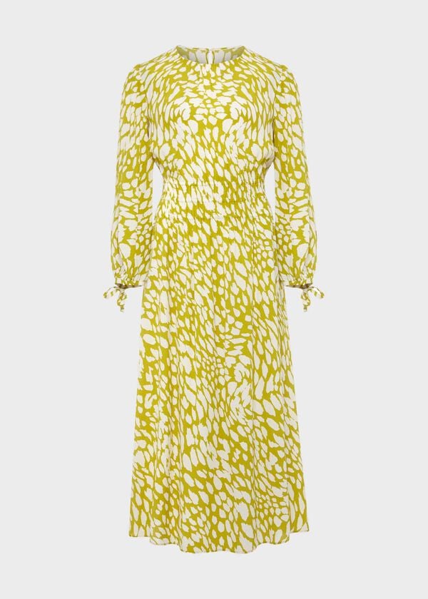 Hobbs Meredith Dress Light Olive