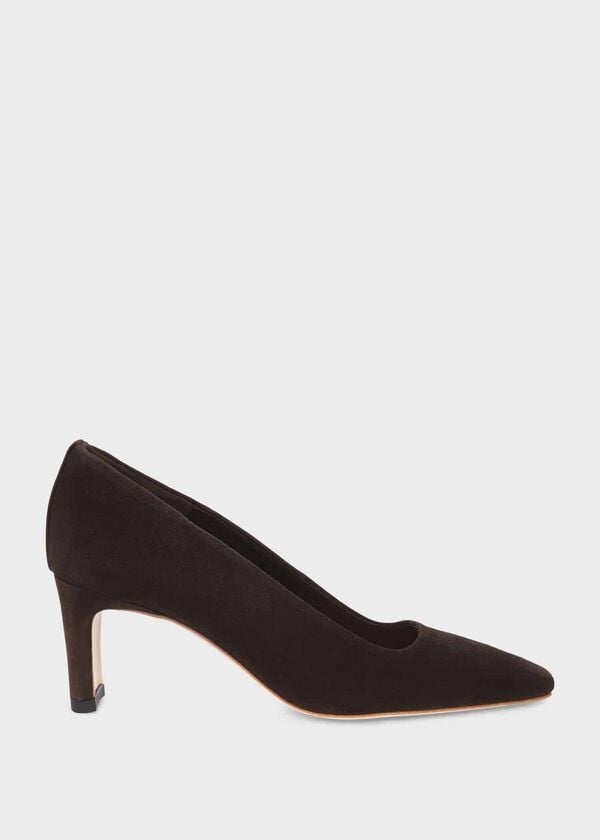 hobbs Merle Court Shoes Chocolate