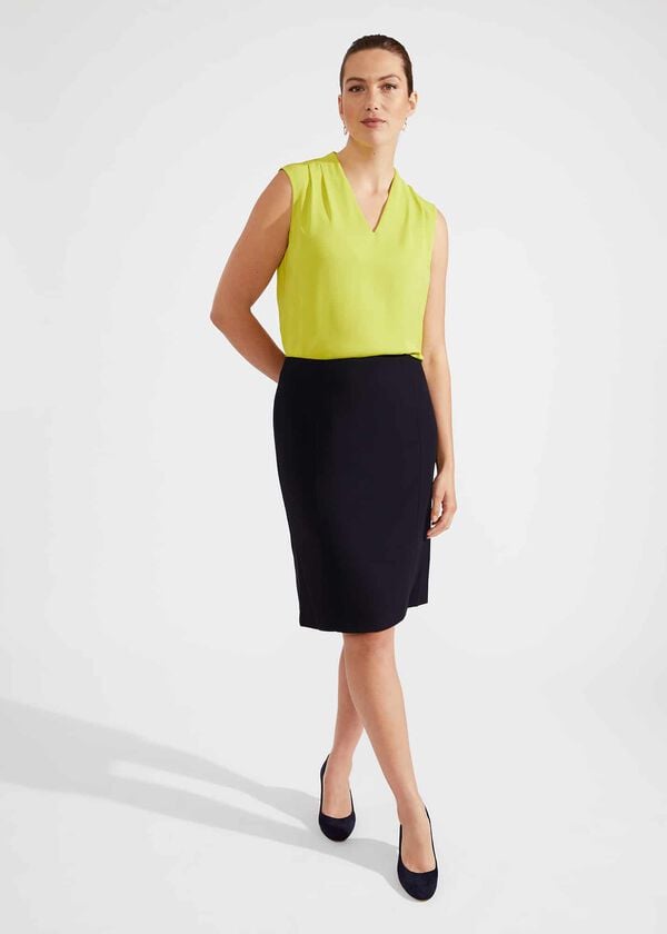 Hobbs Mia Skirt Navy