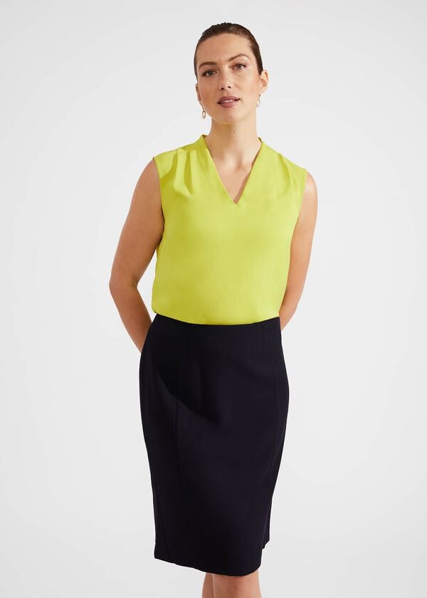 hobbs Mia Skirt Navy