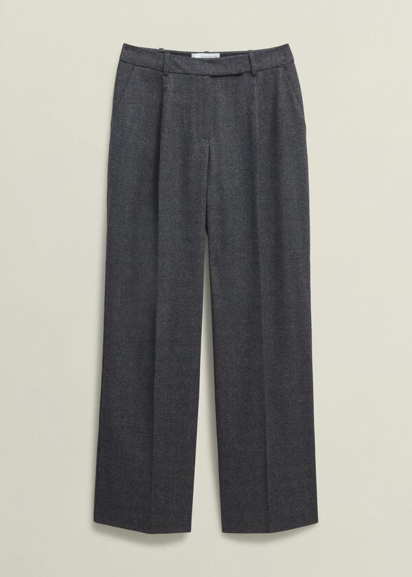 Hobbs Middleton Trousers With Wool Grey Black
