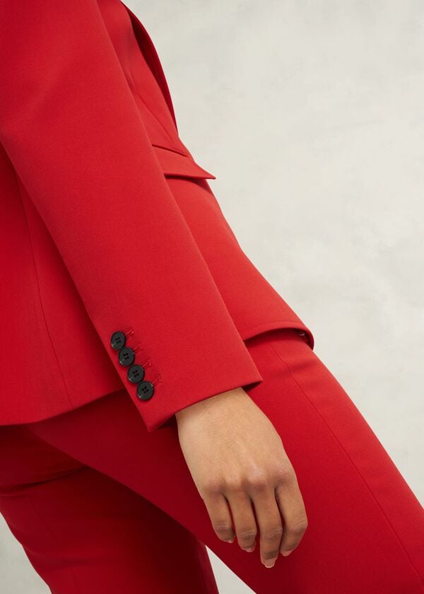 Hobbs Miley Suit Jacket Begonia Red