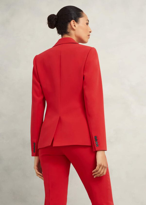 Hobbs Miley Suit Jacket Begonia Red