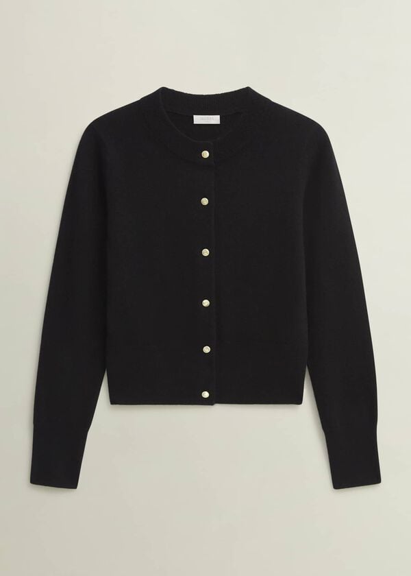 Hobbs Monica Cashmere Cardigan Hobbs Black