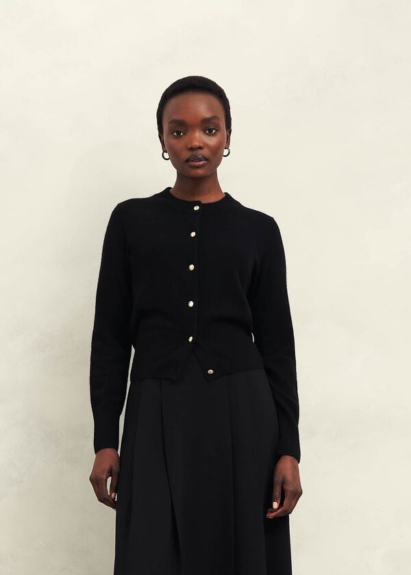 hobbs Monica Cashmere Cardigan Hobbs Black