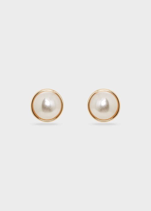 Hobbs Monica Stud Earrings Gold