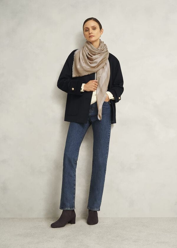 Hobbs Mora Scarf Camel Cream