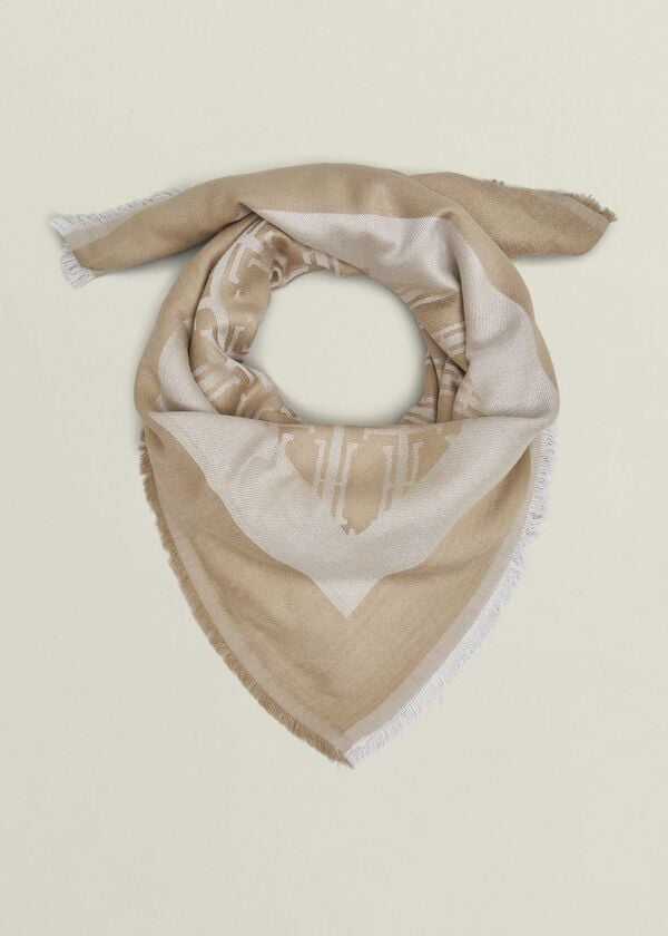 hobbs Mora Scarf Camel Cream