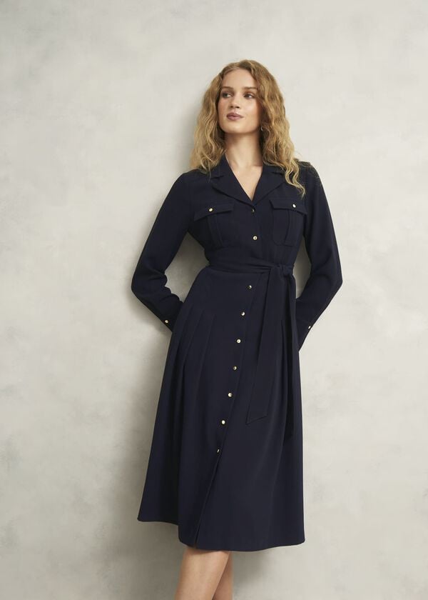 Hobbs Myla Dress Navy