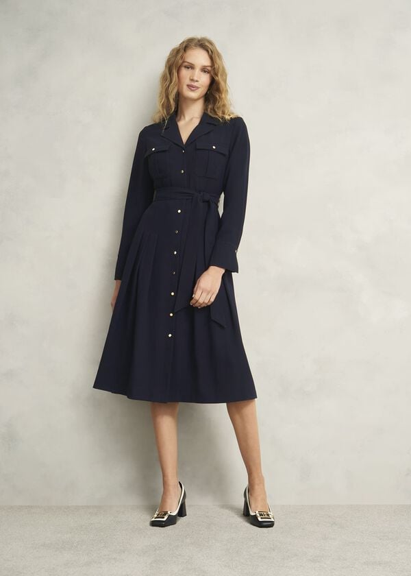 hobbs Myla Dress Navy
