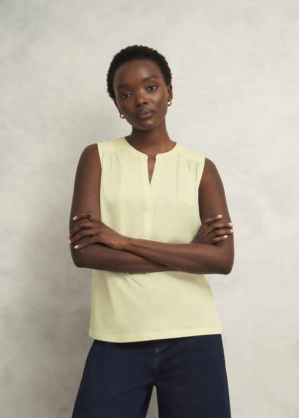 hobbs Nadine Top Pale Lemon