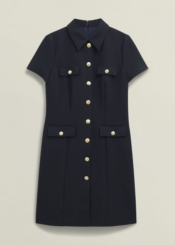 Hobbs Nadiya Dress Navy
