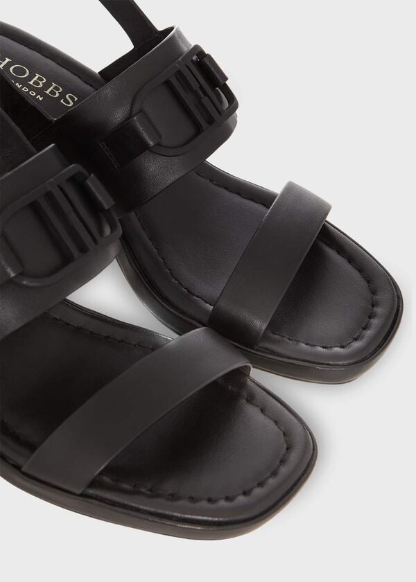 Hobbs Nell Heeled Sandal Black