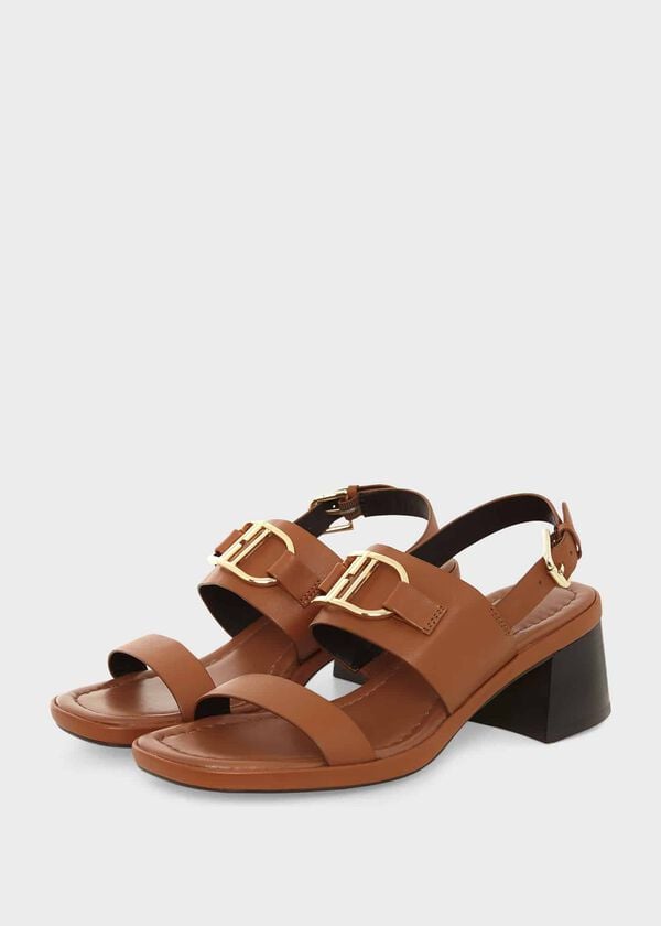 Hobbs Nell Heeled Sandal Tan