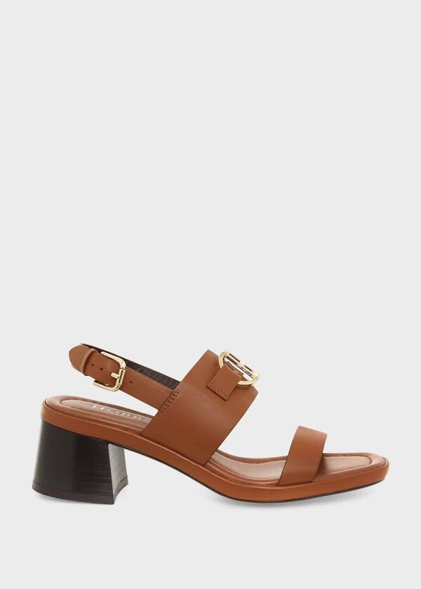hobbs Nell Heeled Sandal Tan