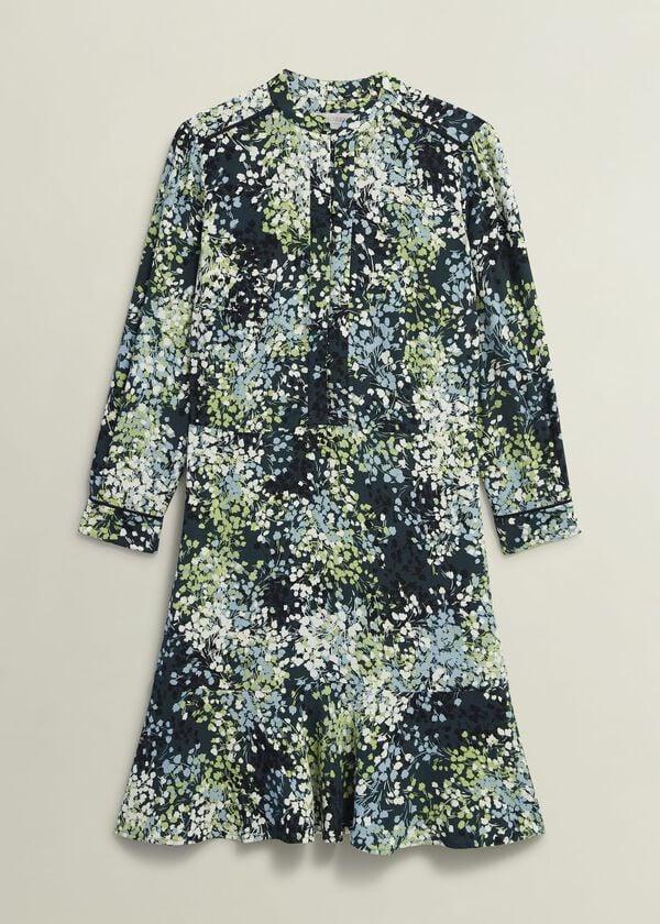 Hobbs Nelle Dress Green Multi