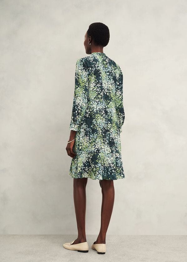 Hobbs Nelle Dress Green Multi