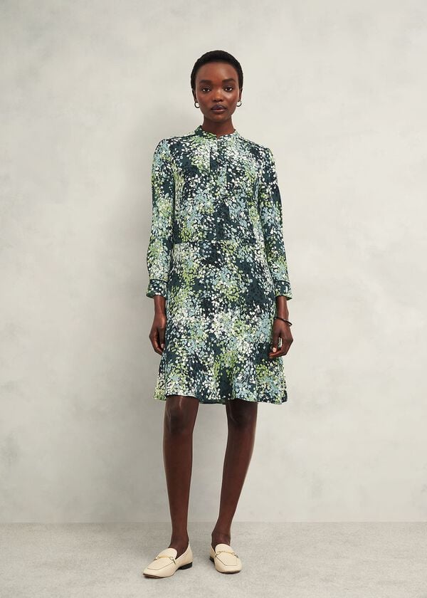 hobbs Nelle Dress Green Multi